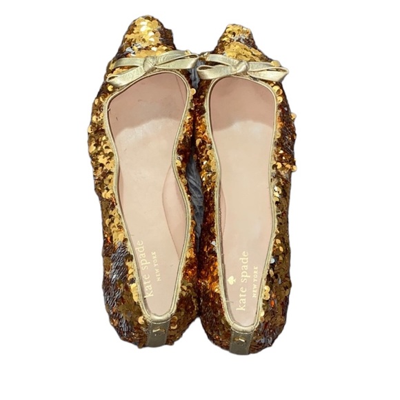 Kate Spade Sequin Flats Size 8 - Picture 2 of 4